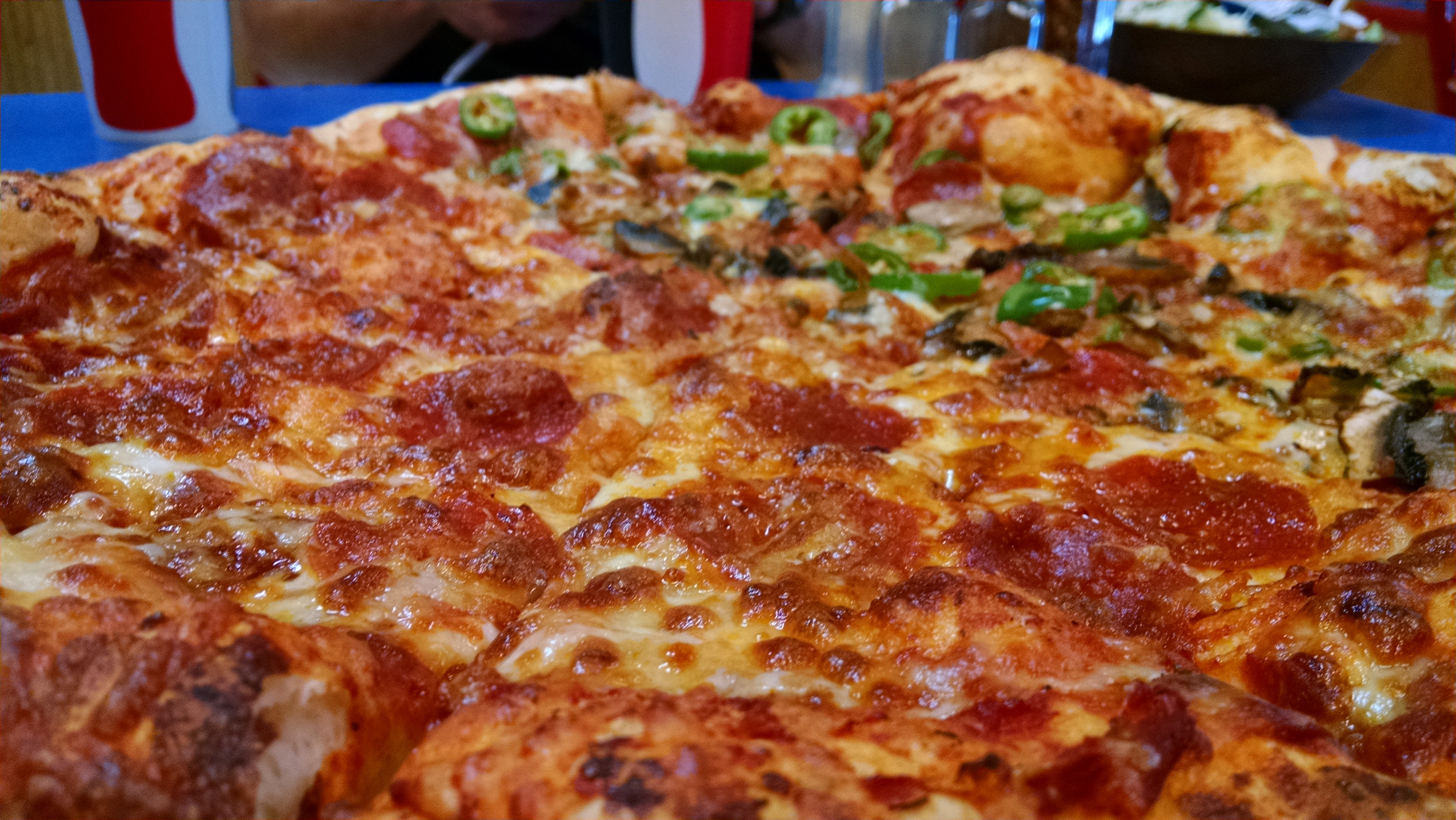 A picture of pizza.